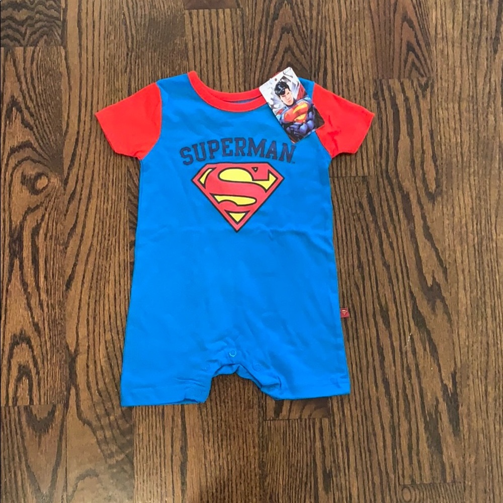 Superman short onesie